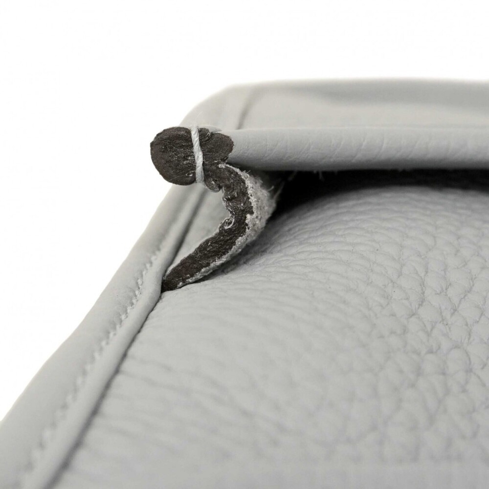 Hermes Evelyne 3PM Shoulder Bag, Taurillon Clemence Leather, Gris Pantin, K S... - Picture 8 of 9